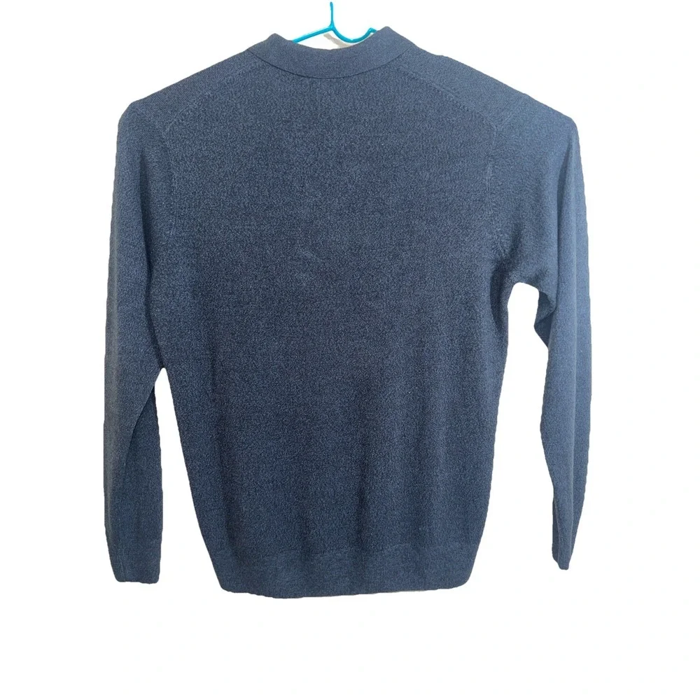 Dockers Men's Size Large Long Sleeve Acrylic Sweater Shirt Navy‎ Blue